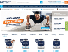 Tablet Screenshot of bodyenfitshop.nl